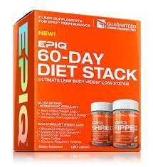 EPIQ 60-Day Diet Stack Ultimate Lean Body Weight Loss System