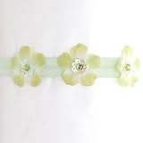 New Reflectionz Baby Girl Lime Flower Headband