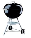 Weber 'One Touch Silver' Charcoal Kettle Black 57cm