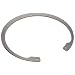 Tapered Section Standard Internal Retaining Ring, Axially Assembled, DIN 1.4122 Stainless Steel, Metric, 20mm Bore Diameter, 1mm Thick, Made In US, Pack of 5