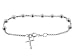 Childs or Kids Catholic Rosary Beads Italian Made Sterling Silver Cross Bracelet 6