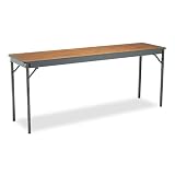 Special Size Folding Table, 72 x 18 x 30h, Walnut Laminate Top (BRKCL1872WA)