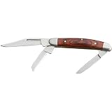 Pakkawood Pocket Folding Knife Triple Blade