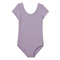 Girls' Short-sleeve Leotard - Lilac