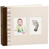 Pearhead Babyprints Babybook, Ivory