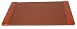 Tan Leather 34 x 20 Side Rail Desk Pad