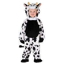 Fun World Toddler Cow Calf Kids Farm Animal Halloween Costume (Size 3T-4T)