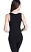 CAKYE Women Nursing Tank Top Camisole Sleep Bra For Maternity / Breastfeeding (Large: Fits for Weight 140-165 lb, Black + Grey (2pcs))