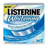 Listerine Whitening Quick Dissolving Strips, Clean Mint 56 ea