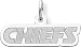 Sterling Silver NFL Kansas City Chiefs Charm