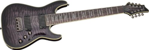 Schecter 2446 8-Strings Electric Guitar See-thru Black