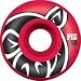 Pig Pig Head Red 56mm Skateboard Wheels (Set Of 4)