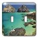 VWPics Brazil - Porcos bay and Dois Irmaos islands,Fernando de Noronha national marine sanctuary,Pernambuco, BR - Light Switch Covers - double toggle switch