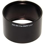 JJC replacement Panasonic DMW-LA4 Compatible Conversion Lens Adapter for PANASONIC Lumix DMC-LX3 & LEICA D-Lux 4