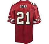 Apparel : San Francisco 49ers Frank Gore #21 NFL Replica Youth Jersey by Reebok