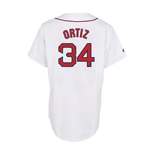 Boston Red Sox Logo Merchandise David Ortiz Replica Home Jersey