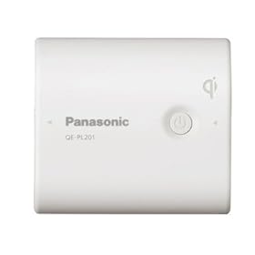 Panasonic USB�Ή����o�C���d���p�b�N ���`�E���C�I��5400 �z���C�g QE-PL201-W