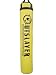 Muay Thai Punching Bag Yellow 6ft 150lbs Unfilled