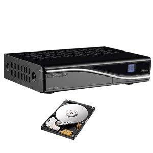 Dreambox DM 800 SE HD PVR Schwarz, Sat-Receiver + 500GB HDD 2,5' Festplatte eingebaut