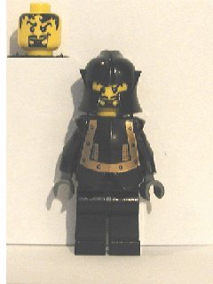 LEGO Evil Knight in Black and Gold Armor from 10176 Royal King's Castle