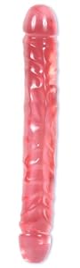 Doc Johnson 12-Inch Jellie Double Dong, Pink