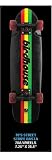 Sporting Goods : Birdhouse (CPX1057) Street Stripe Series 7.25-Inch 70's Street Complete Skateboard (Rasta)