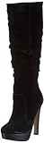 Buffalo London 20353-879 SPLIT SUEDE 122162, Damen Stiefel, Schwarz (BLACK 01), EU 36