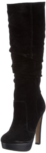 Buffalo London 20353-879 SPLIT SUEDE 122162, Damen Stiefel, Schwarz (BLACK 01), EU 36