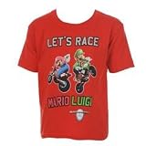 Nintendo Wii T Shirt Infant Boy Mario LetsRace 3-4 Yrs