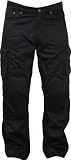 Details zu "Motorradhose Kevlar Jeans kevlarjeans hose mit Protektoren schwarz 280g/m2, Jeansgr&ouml;&szlig;e:34W/32L"