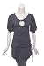 BAILEY 44 Flutter Sleeve Keyhole Top in Blue
