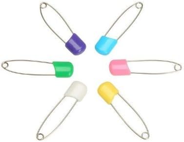 New 50X Colorful Safety Hold Locking Baby Nappy Pins F by lets go 1