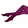 Plum Betsey Johnson Argyle Pattern Tights