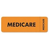 (Price/RL)Medicare Insurance Labels, 3x1, Orange