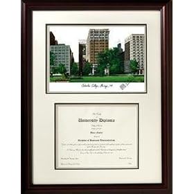 Buy Columbia College Chicago Graduate Framed Lithograph w  Diploma Opening