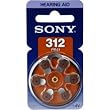 Sony Pr41/312-D6A  Zinc Air Battery Dial Multipack (6-Pk)