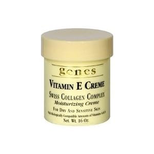 GENES Vitamin E Swiss Collagen Creme – 16 oz (2 PACK – Total 32 oz)