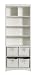 Hampton Pointe Open Bookcase - Piano Key Antique White