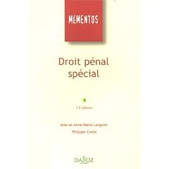 Droit p�nal sp�cial