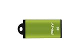 PNY 8GB Micro Slide Attaché USB Flash Drive ? GREEN (P-FDU8 GBSL-EF/GRN)