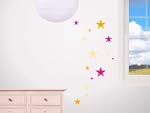 Wandbild Wandsticker Sterne 5 St�ck M...