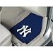 New York Yankees 2 Piece MLB Auto/Car Floor Mat front