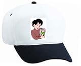White Cap with kid, bug, human, body, insect, individuals, individual, boy, persons, humans, grasshopper, people, child, pet, animal, person, jar