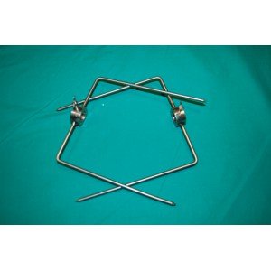Paire de lardons pour broche 150cm