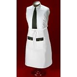 2 Pocket Bistro Waist Apron White