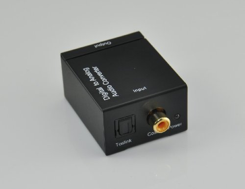 Digital Coax & Optical Toslink to Analog Audio Converter
