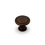 1-1/4 Dia. Zinc Die Cast Knob Finish: Dark Brushed Antique