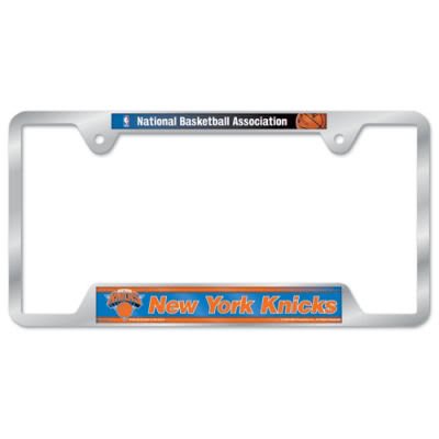 NEW YORK KNICKS OFFICIAL LOGO METAL LICENSE PLATE FRAME