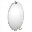 Organic Mirror with Decorative Hardware