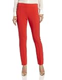 BCBGMAXAZRIA Women’s Maria Woven City Pant, Poppy, Medium